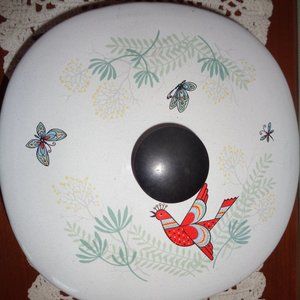 MCM Berggren or Georges Briard Enamel Square Frying Pan 8" and Lid Skillet